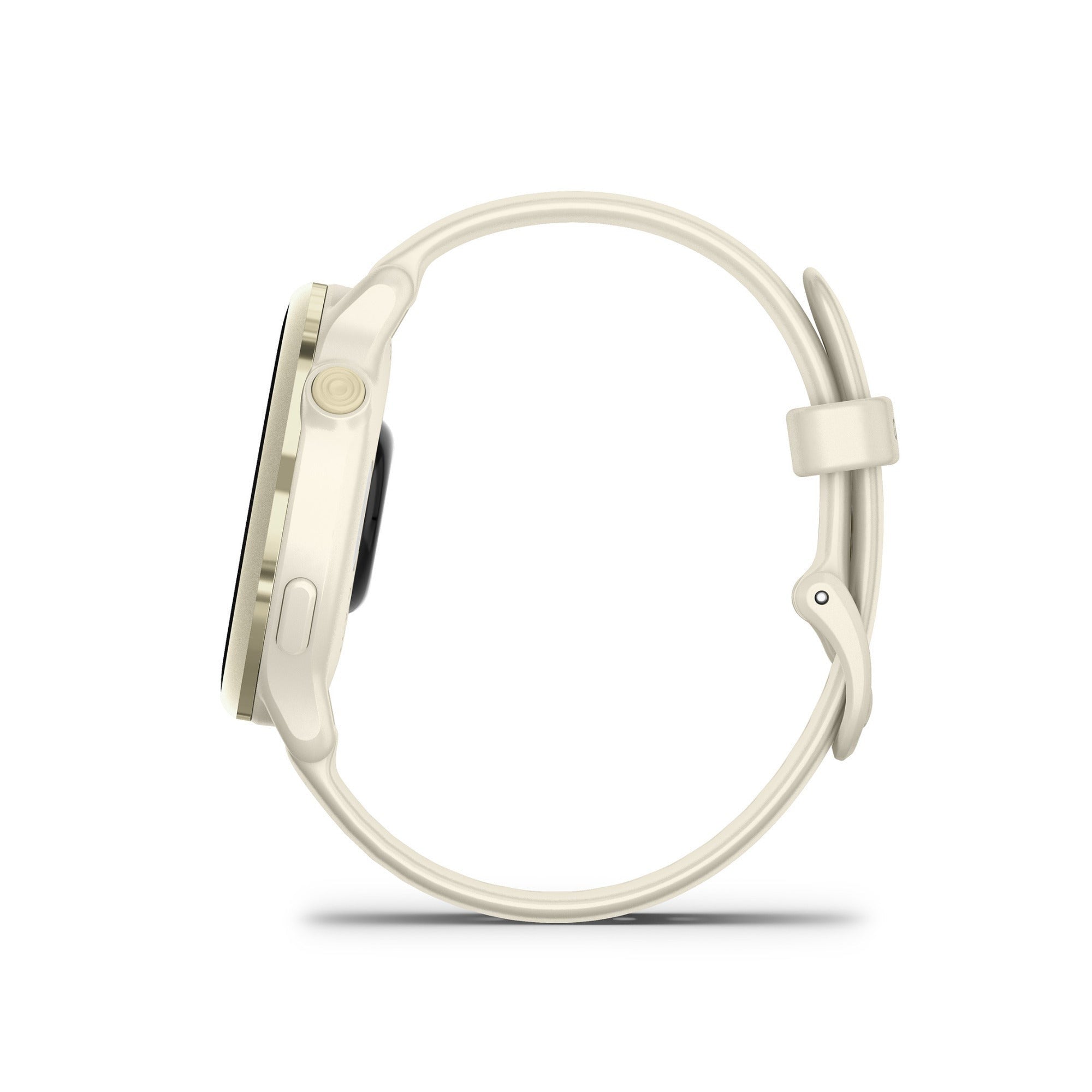 Garmin vivoactive 6 GPS Smartwatch (Lunar Gold/Bone) with Earbuds Bundle