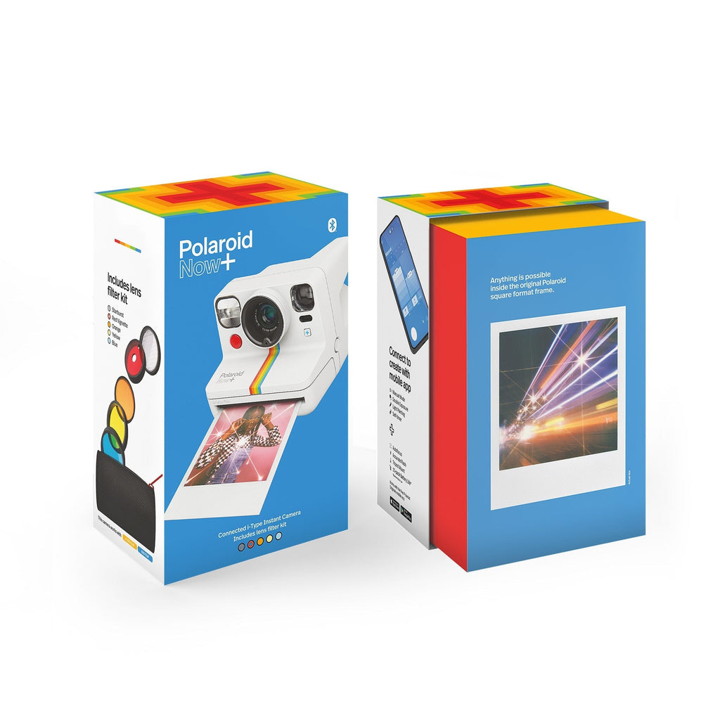 Polaroid NOW+ Instant Film Camera (White)