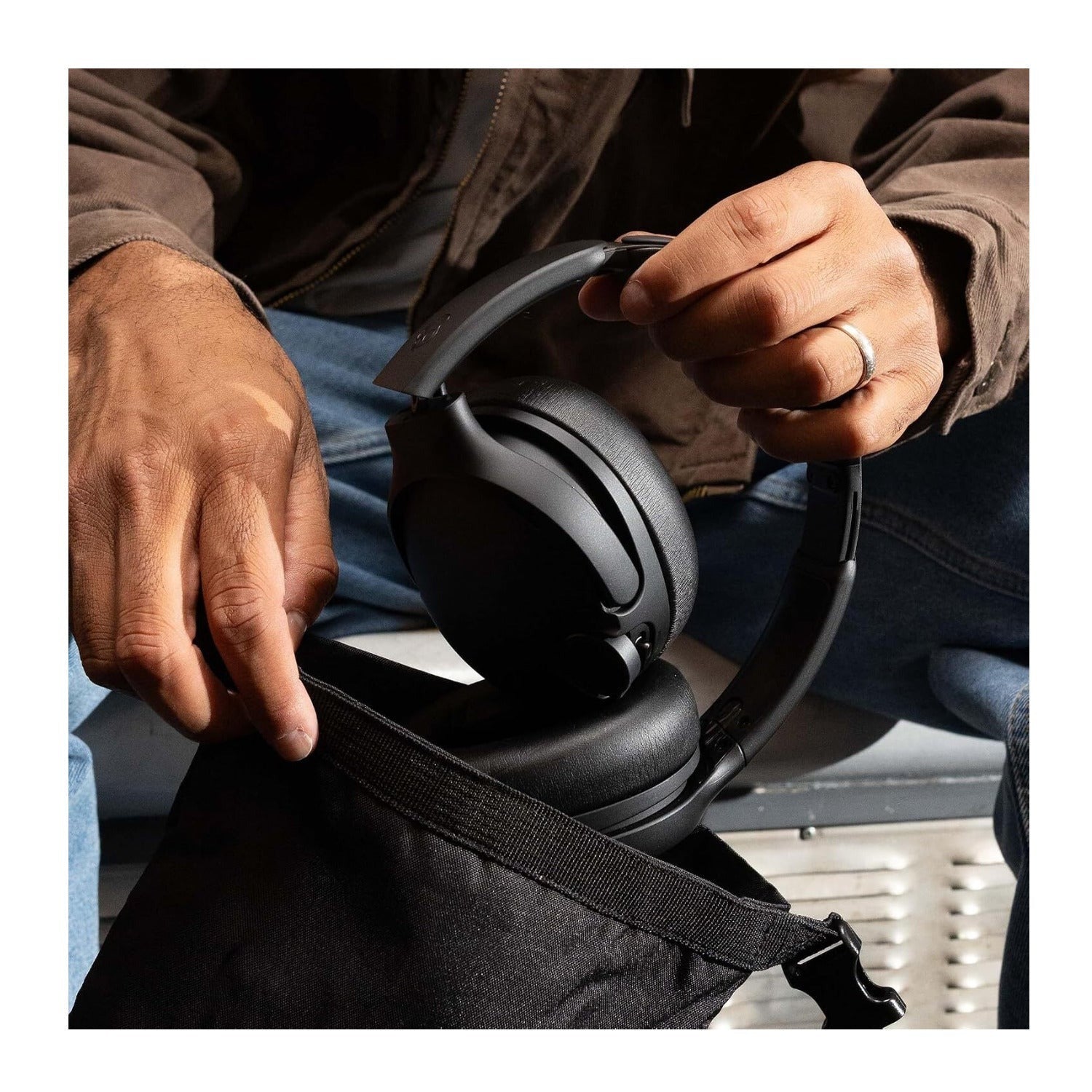 Skullcandy Crusher 1080 ANC Wireless Bluetooth Over-Ear Headphones (True Black)