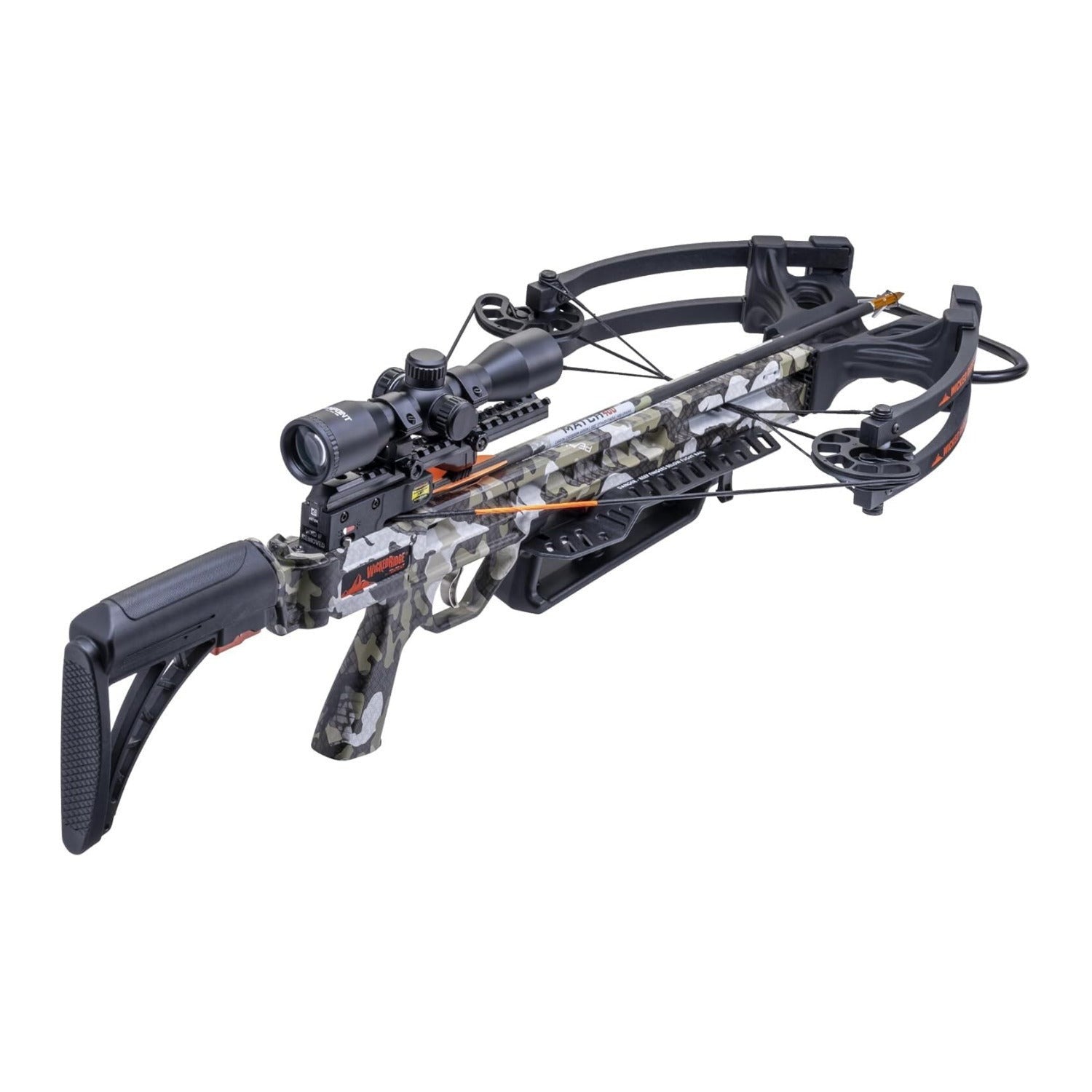 Wicked Ridge Warrior 400 Crossbow 400 FPS with Scope and Arrows