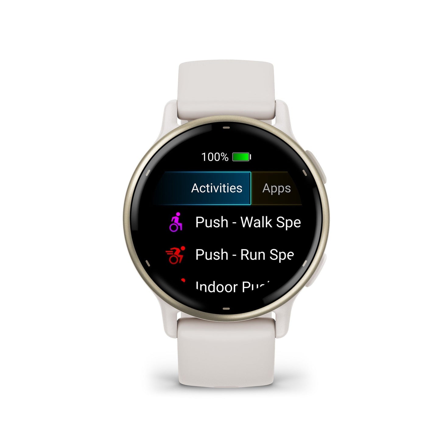 Garmin vvoactive 5 GPS Smartwatch (Cream Gold/Ivory)