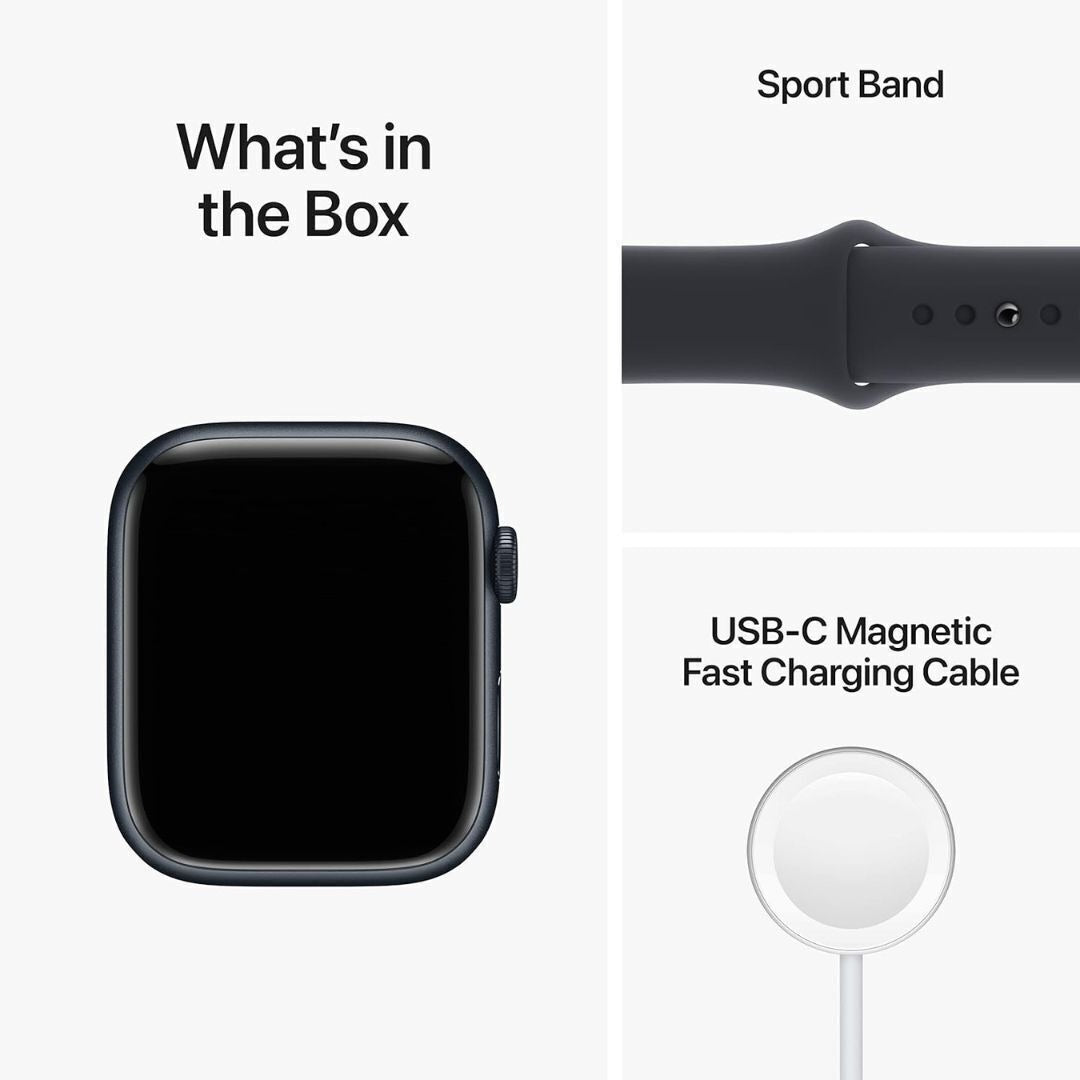 Apple Watch Series 8, GPS + Cellular (Midnight Aluminum Case, Sport Band) (Certified Refurbished)