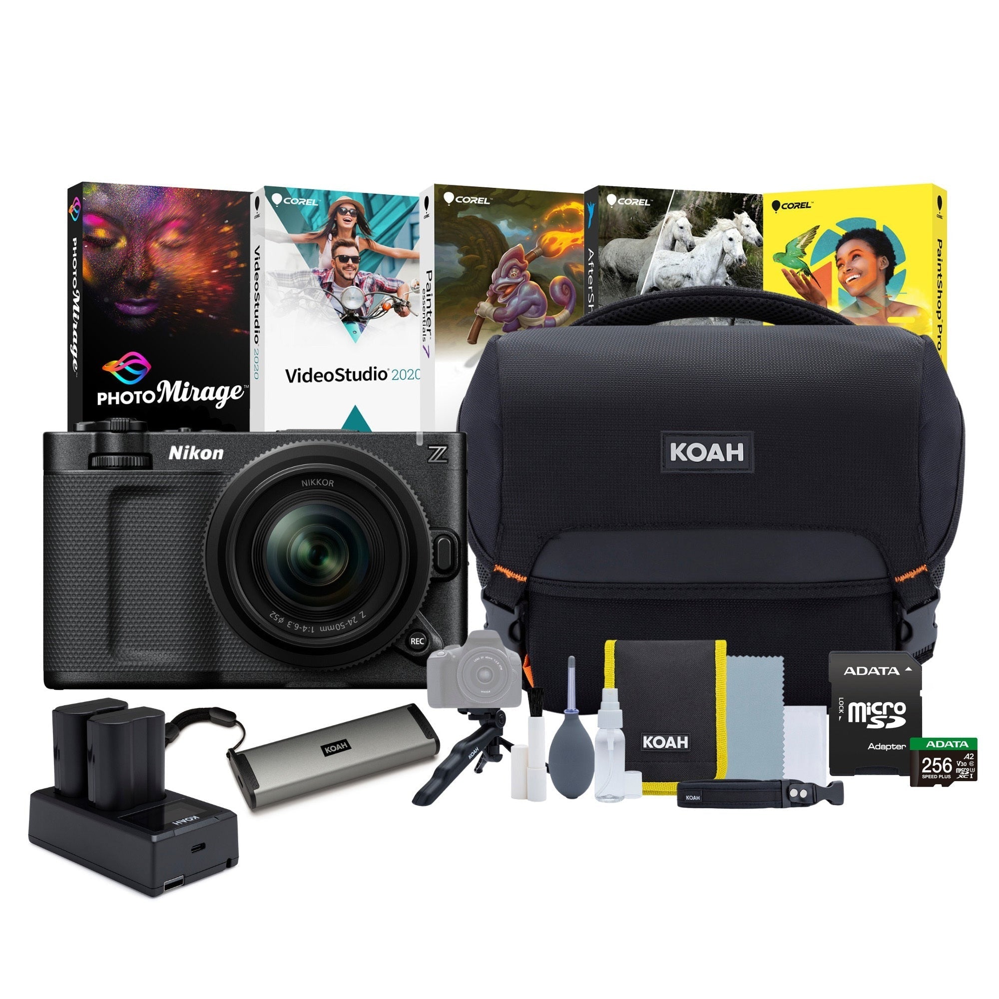 Nikon ZR Cinema Camera with 24-50mm f/4-6.3 Lens and Accessories Bundle