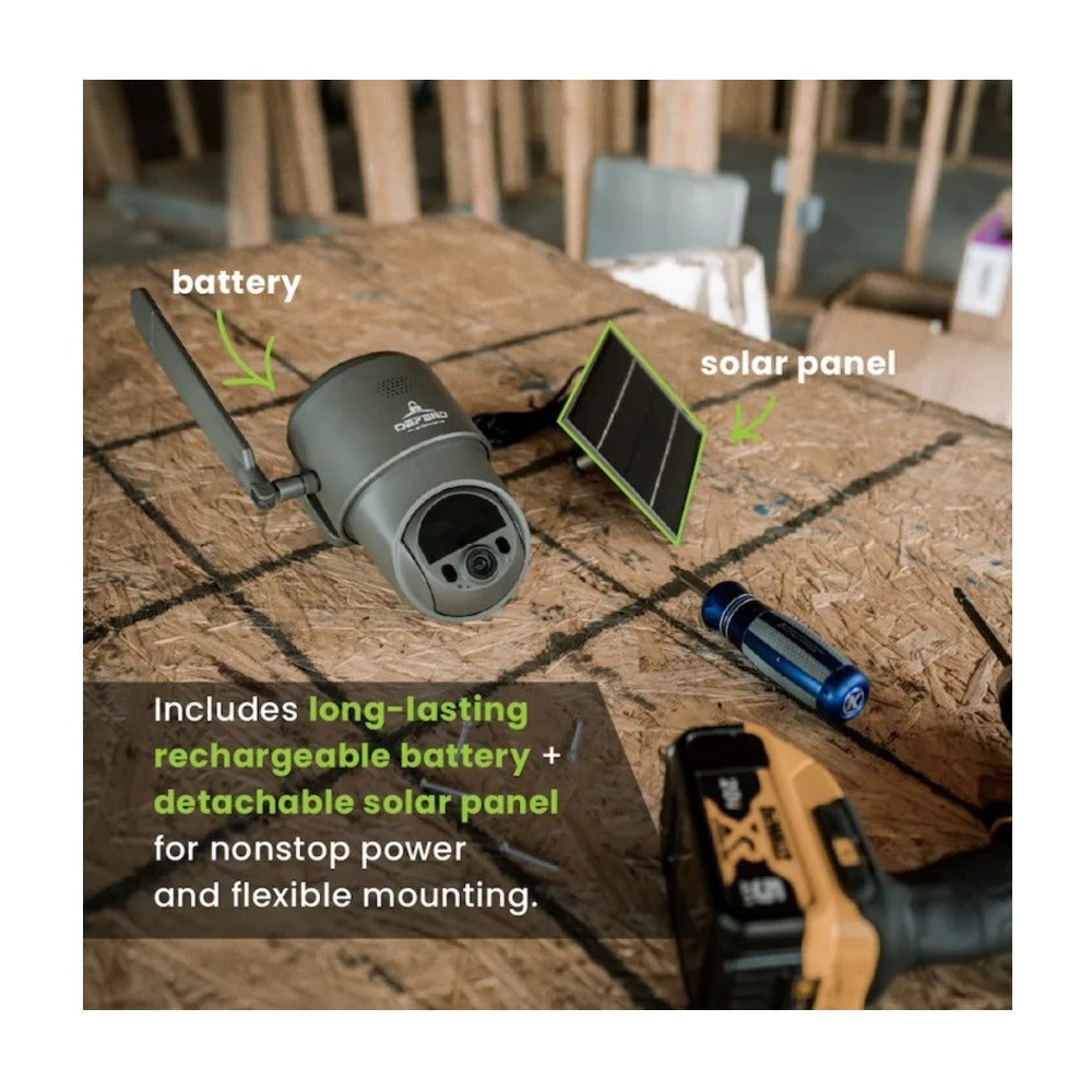 Tactacam 4K Defend 360 4G Cellular Security Camera with Full 360 Coverage