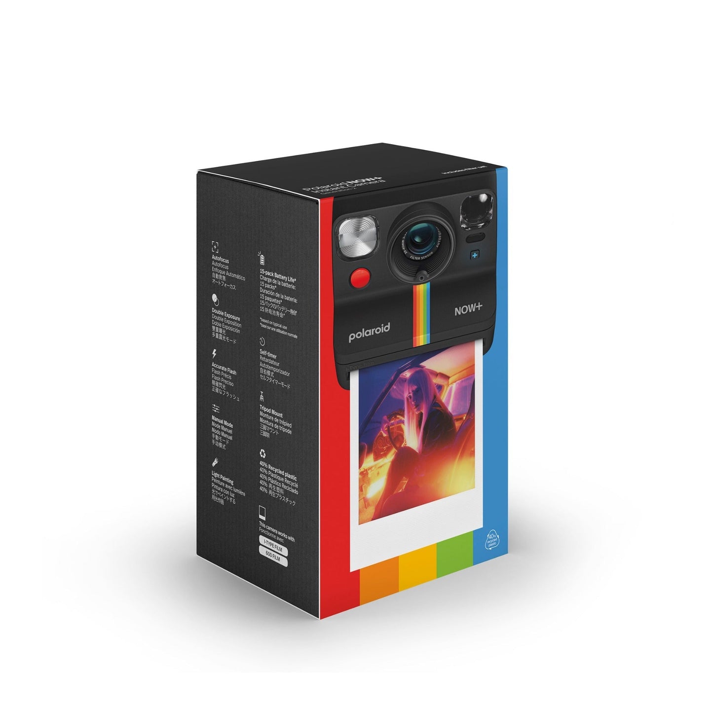 Polaroid Now+ Instant Camera Generation 2 (Black)