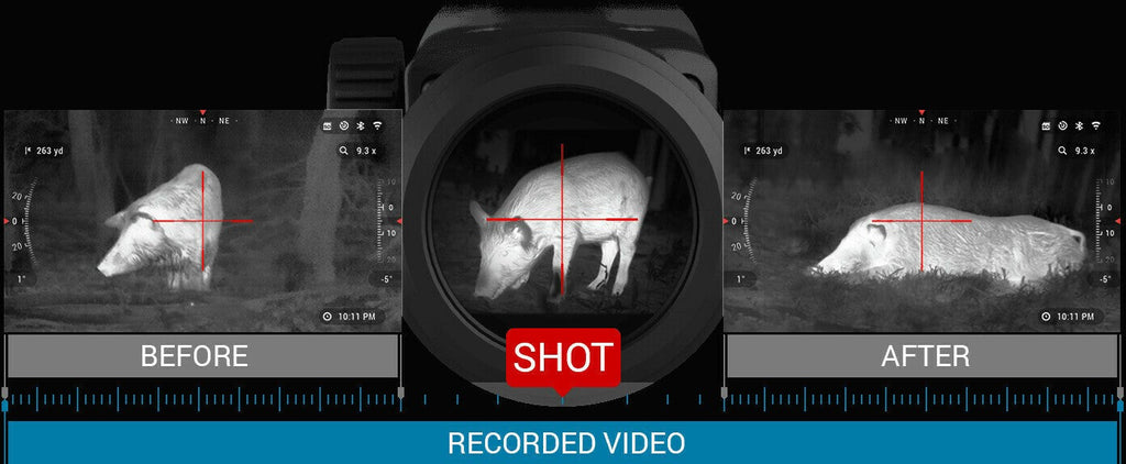 ATN Thor 4 384 x 288 1.25-5x Smart HD Thermal Rifle Scope and Dual Cantilever Scope Mount Bundle