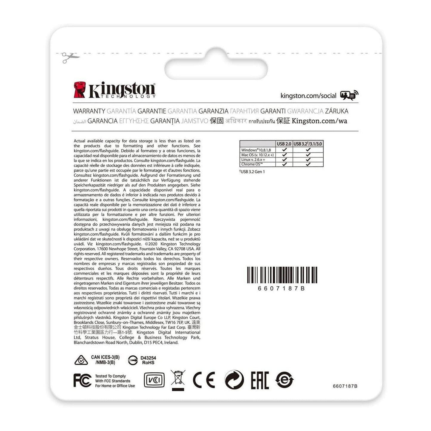 Kingston 128GB DataTraveler Kyson 200MB/s Read 60MB/s Write Speed Flash Drive