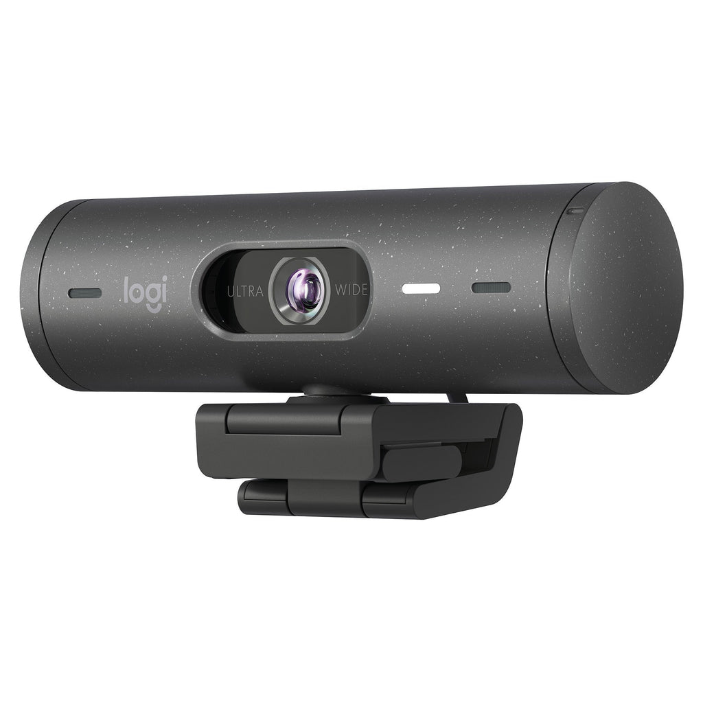 Logitech Brio 500 Full HD 1080p Webcam Bundle with 4-Port 3.0 USB Hub (Graphite)