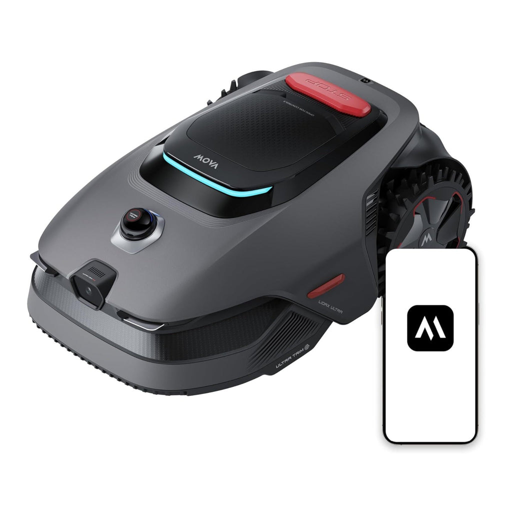 MOVA LiDAX Ultra 2000 Robot Lawn Mower - 360 3D LiDAR w/ AI Vision Auto-Mapping