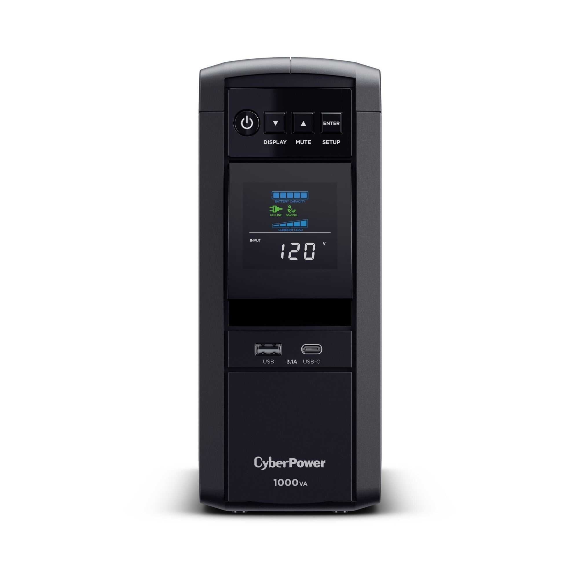 CyberPower CP1000PFCLCD PFC Sinewave UPS System Battery Backup (UL Certified)