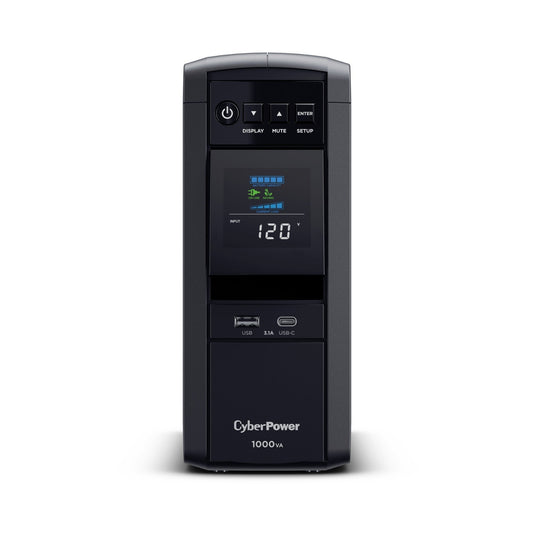 CyberPower CP1000PFCLCD PFC Sinewave UPS System Battery Backup (UL Certified)