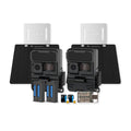 Yellowstone Y2 Black Wide Lens Bundle with Batteries, Solar Panels, and Accessories (2-Pack)