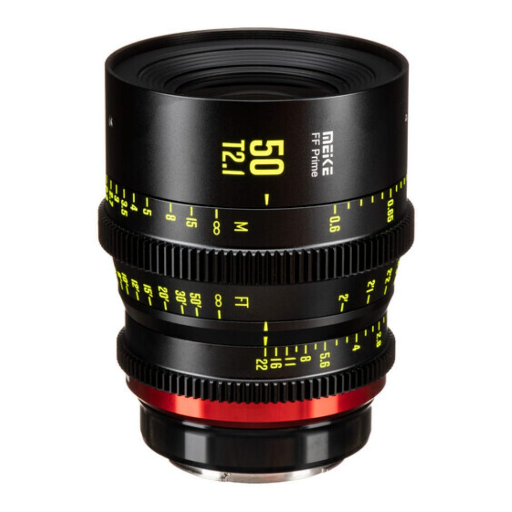 Meike 50mm T2.1 Full-Frame Cine Lens EF Mount (Fee/Meters Marking)