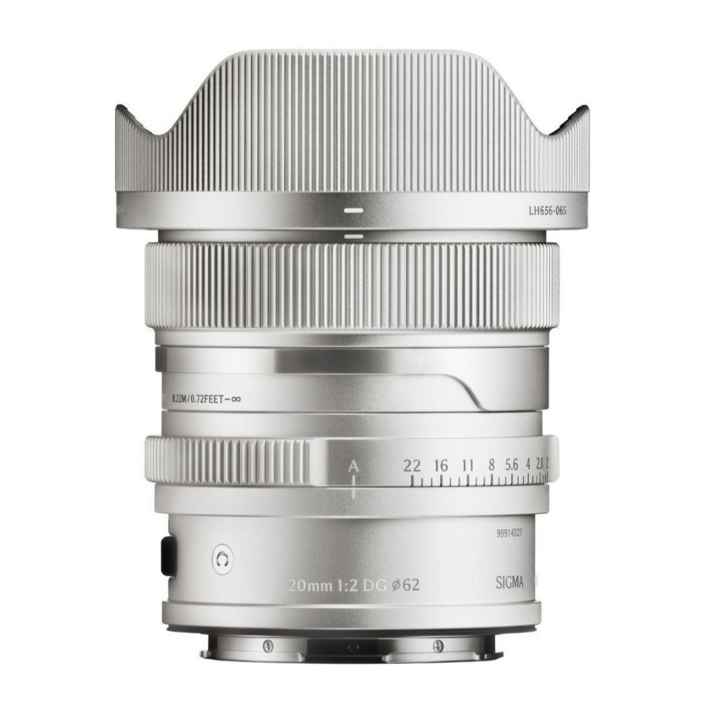 Sigma 20mm F2 DG Full-Frame Contemporary Lens (Silver, L Mount) Bundle