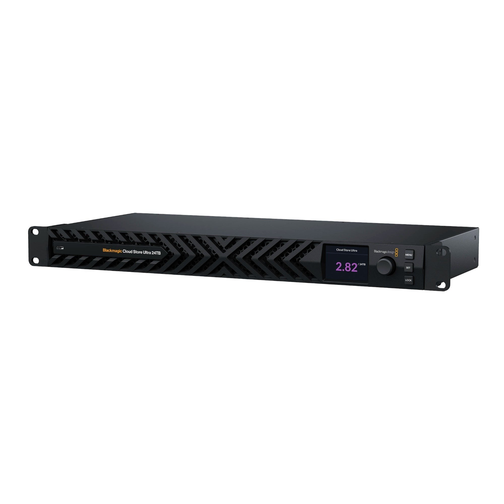 Blackmagic Design Cloud Store Ultra 24TB SSD 100GbE Rackmount Shared Storage System (Black)
