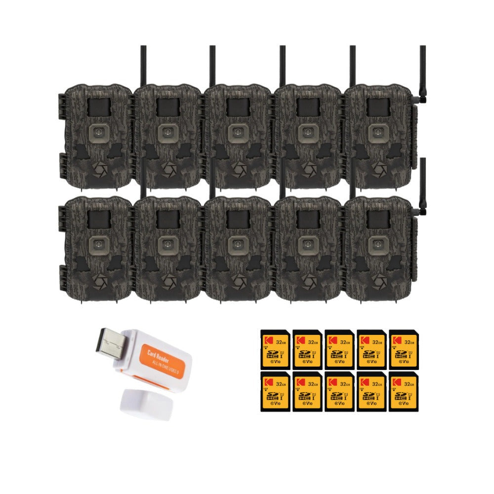 Stealth Cam Fusion MAX 3.0 Cellular Trail Camera 42MP with Accessories Bundle