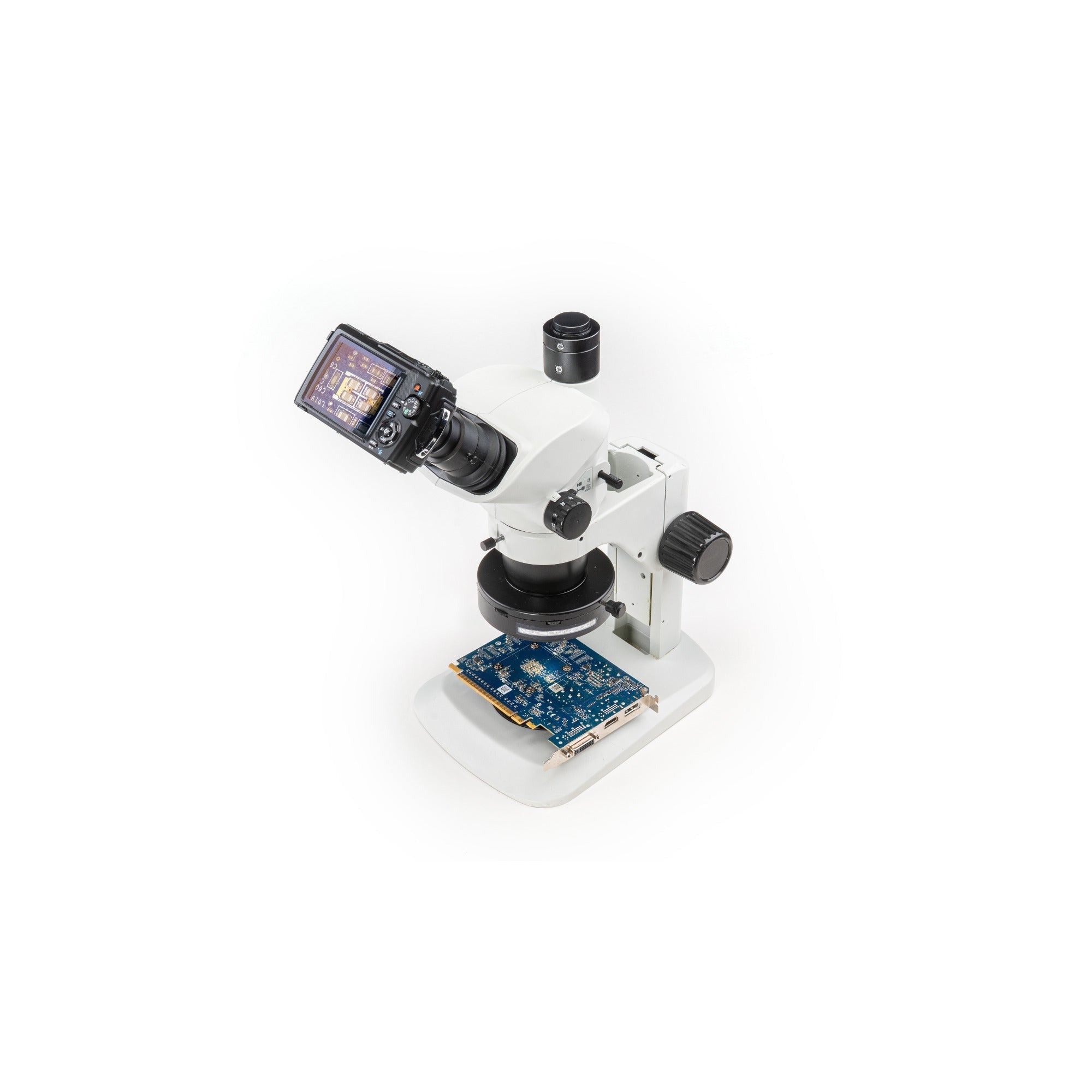 OM SYSTEM TG-7 INDUSTRY Digital Camera with NY-TGV Microscope Adapter Kit (Black)