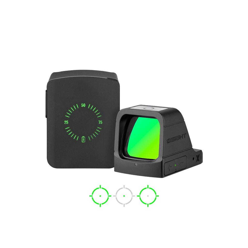 Osight X Multi-Reticle Green 3 MOA Dot & 32 MOA Circle Open Reflex Sight