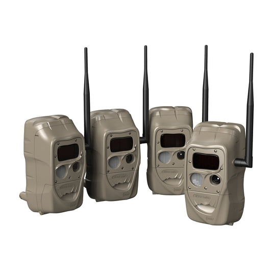 Cuddeback CuddeLink J Series Black Flash Trail Camera (4-Pack)