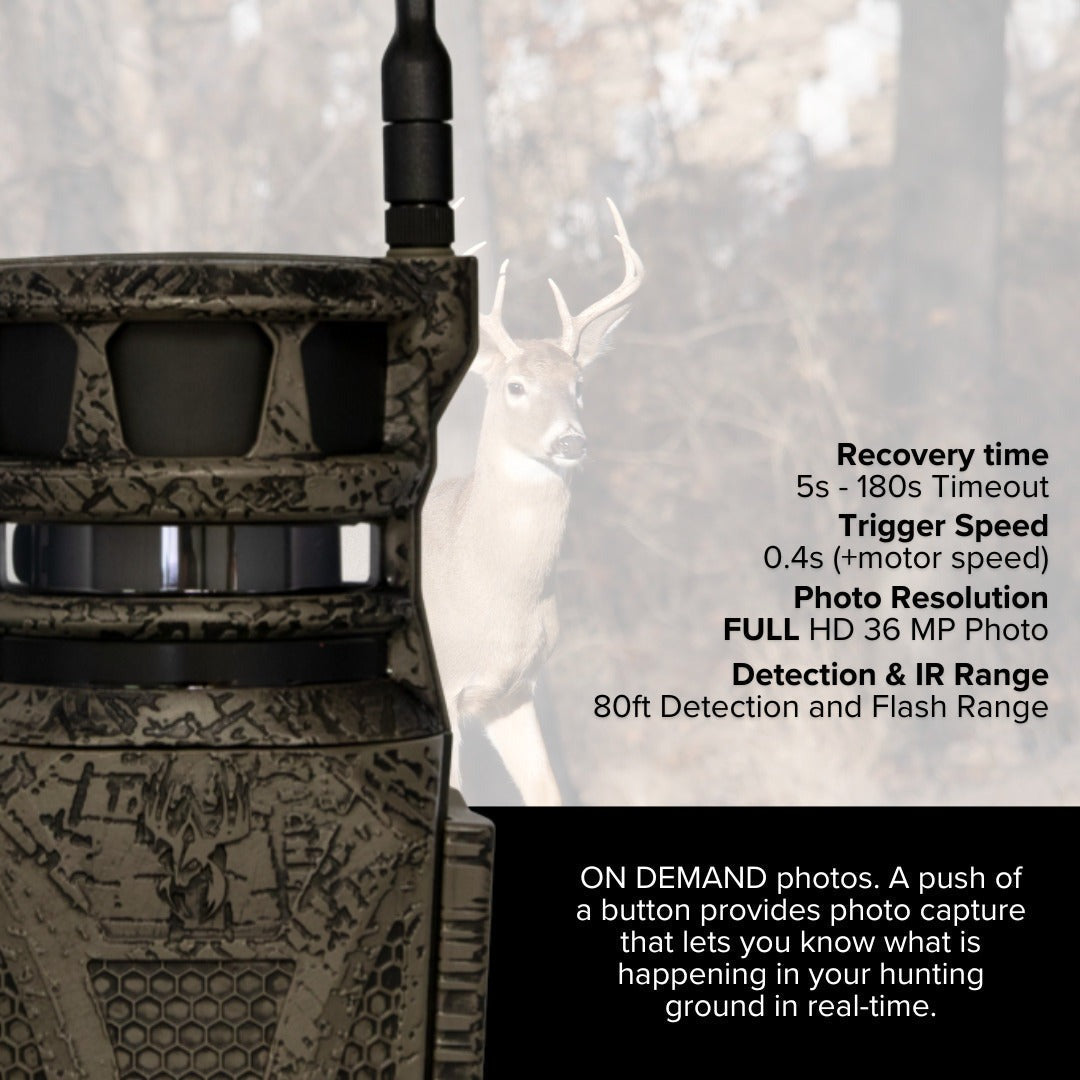 Wildgame Innovations Orbit 360-Degree Trail Camera with 36MP Image and 1080p Video (10-Pack) Bundle