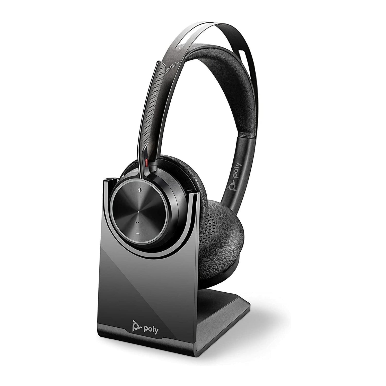 Poly Voyager Focus 2 UC Wireless Headset with Stand (Used)