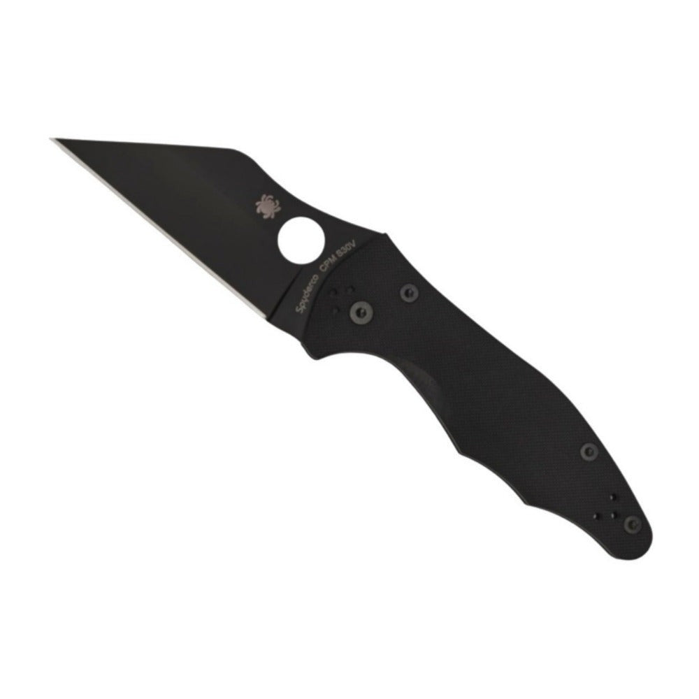 Spyderco Yojimbo 2 Hollow-Ground CPM S30V Stainless Steel Blade 7.69-Inch Folding Knife (Black)