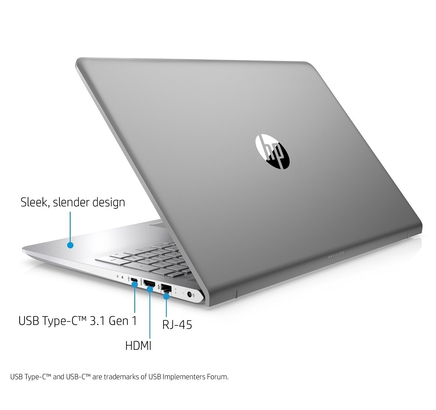 HP Pavilion 15-cc Laptop, 15.6" FHD Touch, Intel Core i7-8850U, 12GB RAM, 1TB HDD (Certified Refurbished)