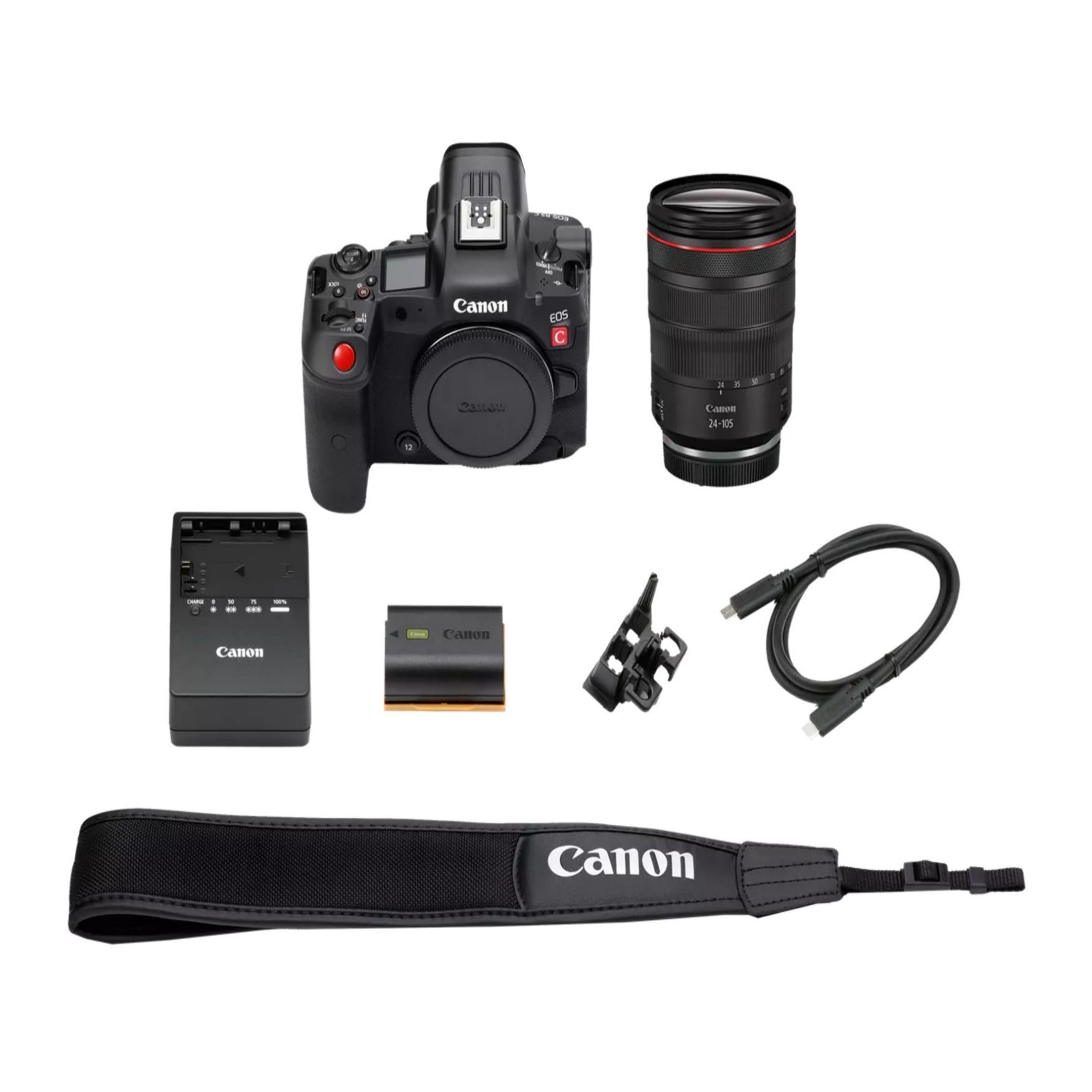 Canon EOS R5 C Mirrorless Cinema Camera Kit (2× Magnification) (Open Box)