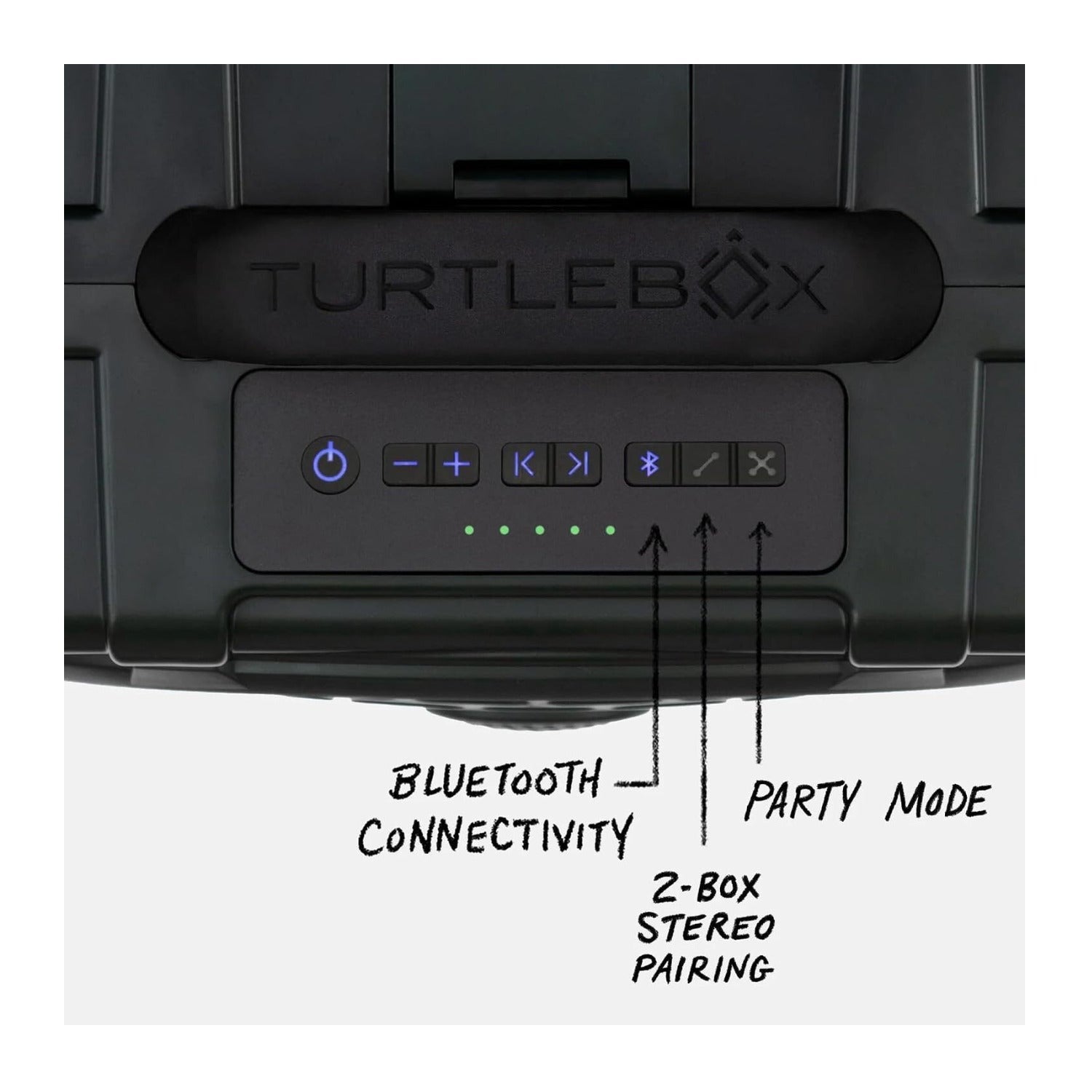 Turtlebox Original Gen 3 Portable Outdoor Bluetooth Speaker (Green)