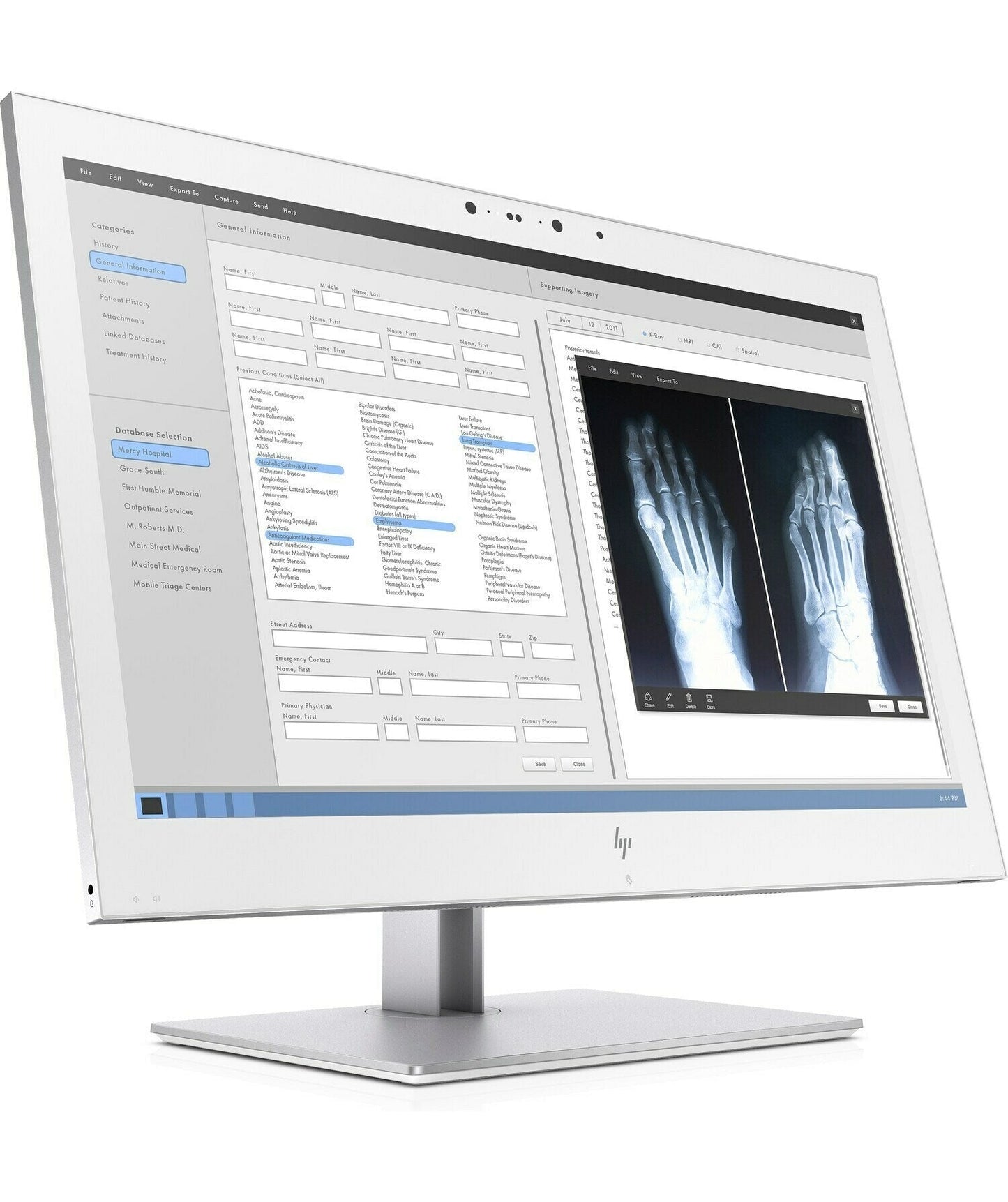 HP HC270cr Healthcare Edition DICOM Part 14 compliant Clinical Review Monitor