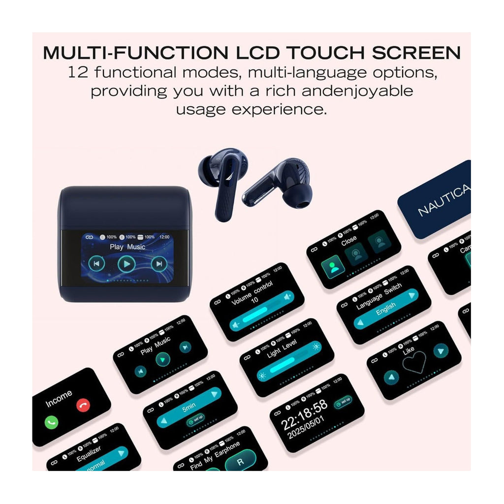 Garmin Approach S44 GPS Golf Smartwatch (Silver Bezel/Twilight Band) Bundle with T710 Earbuds