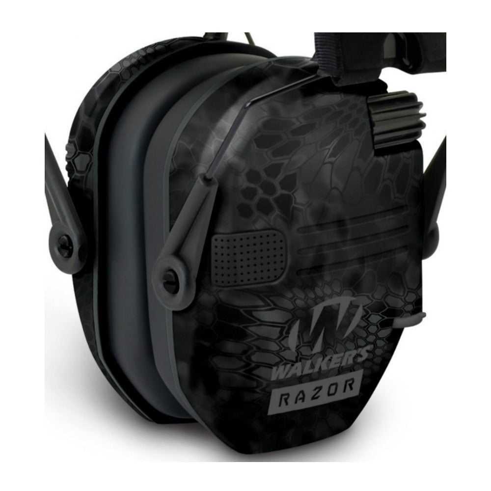 Walker's Razor Patriot Series Ultra Low-Profile Electronic Muffs (Kryptek Camo)