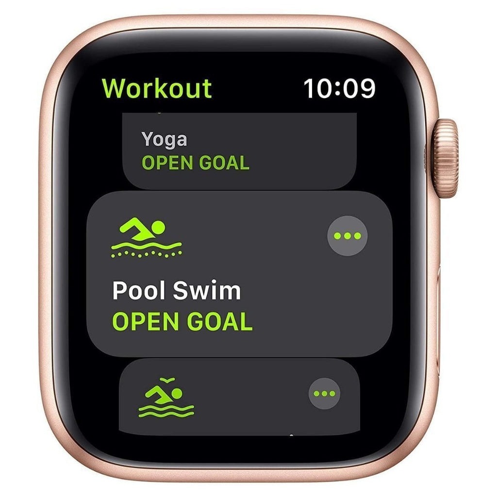 Apple Watch SE | GPS | 40mm | Gold Aluminum Case| Starlight Sport Band | Renewed Premium