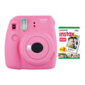 Fujifilm instax Mini 9 Instant Camera (Flamingo Pink) and 20-Exposure Film Pack