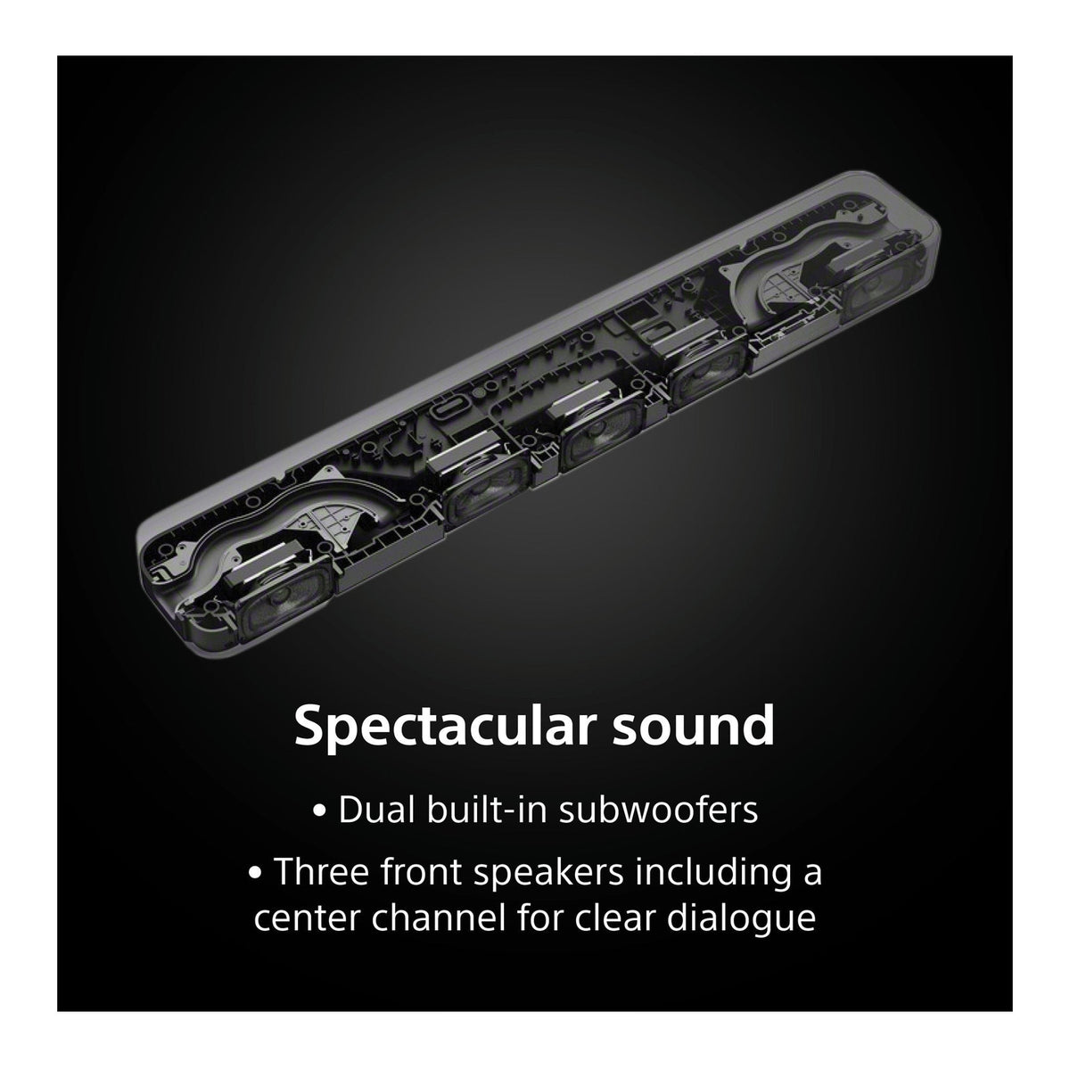 Sony HT S2000: 3.1ch Dolby Atmos and DTS:X Surround Sound Soundbar Bundle