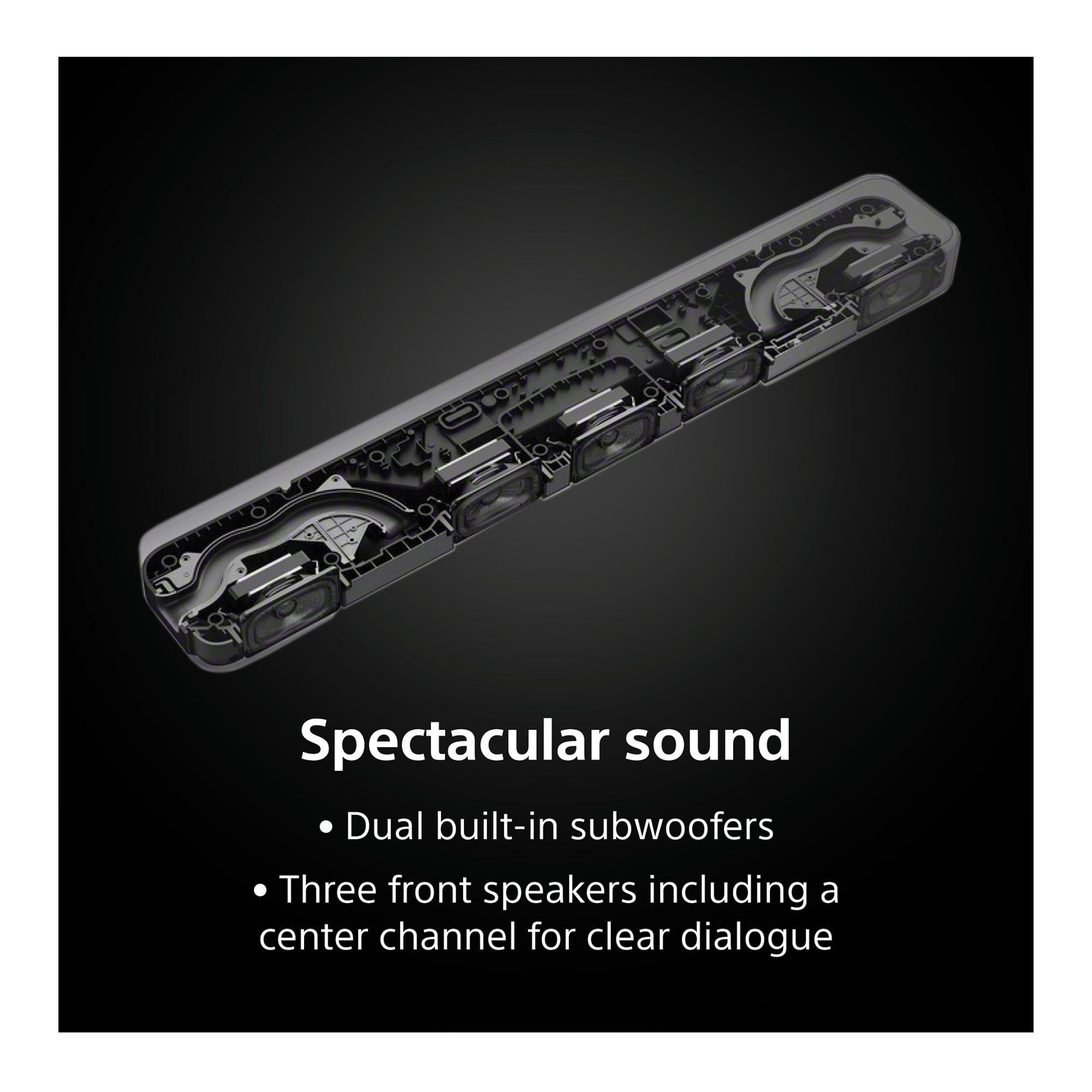 Sony HT S2000: 3.1ch Dolby Atmos and DTS:X Surround Sound Soundbar Bundle