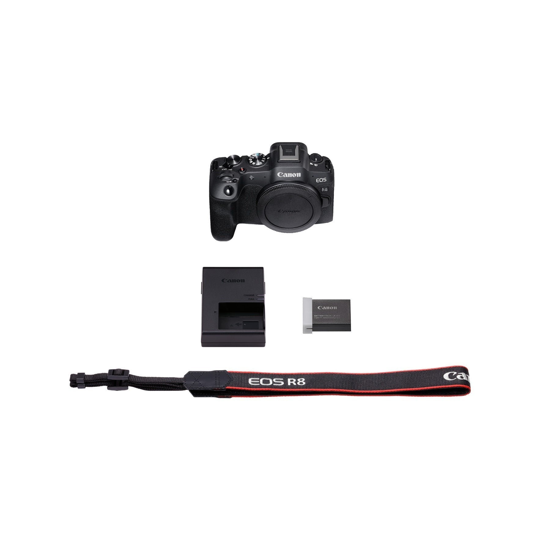 Canon EOS R8 Mirrorless Camera Body Bundle with Memory Card and Camera Bag