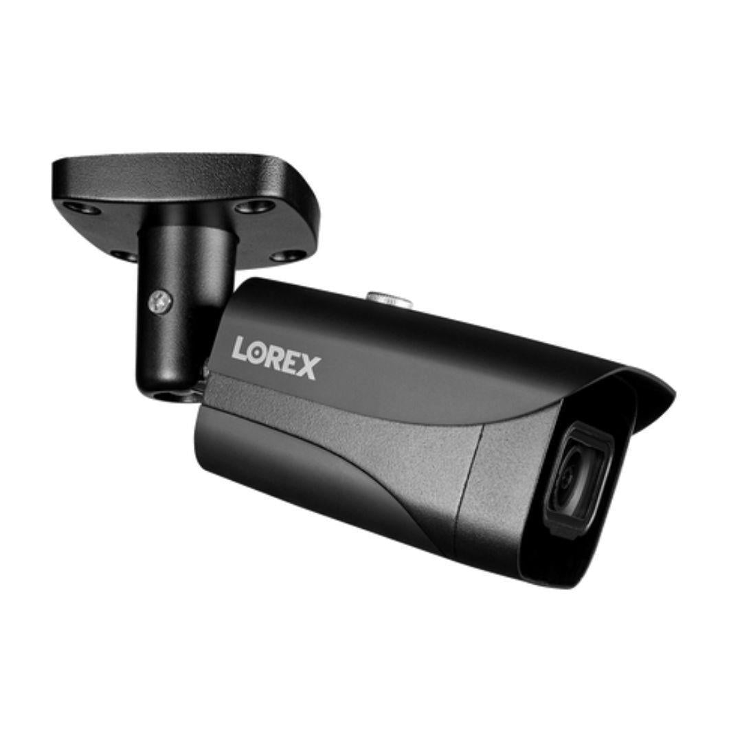 Lorex E841CAB 4K Ultra HD Outdoor Network Bullet Camera with Color Night Vision - Black, (4-Pack)