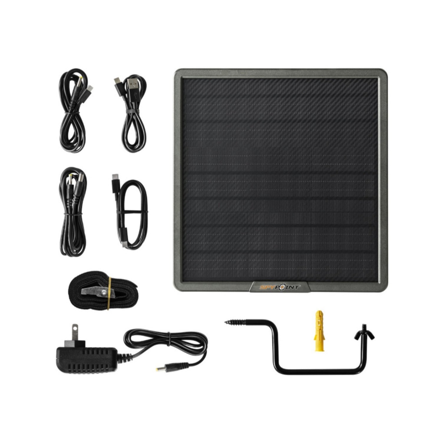 Spypoint SPLB-22 10-Watts Lithium Battery Solar Panel Bundle with High-Speed Card Reader (2-Pack)
