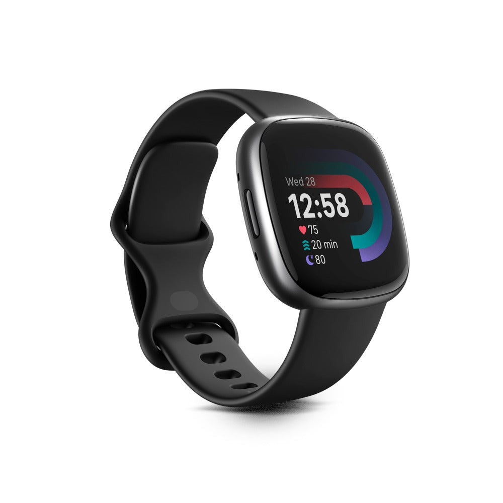 Fitbit Versa 4 Fitness Smartwatch (Black Graphite) (Used)