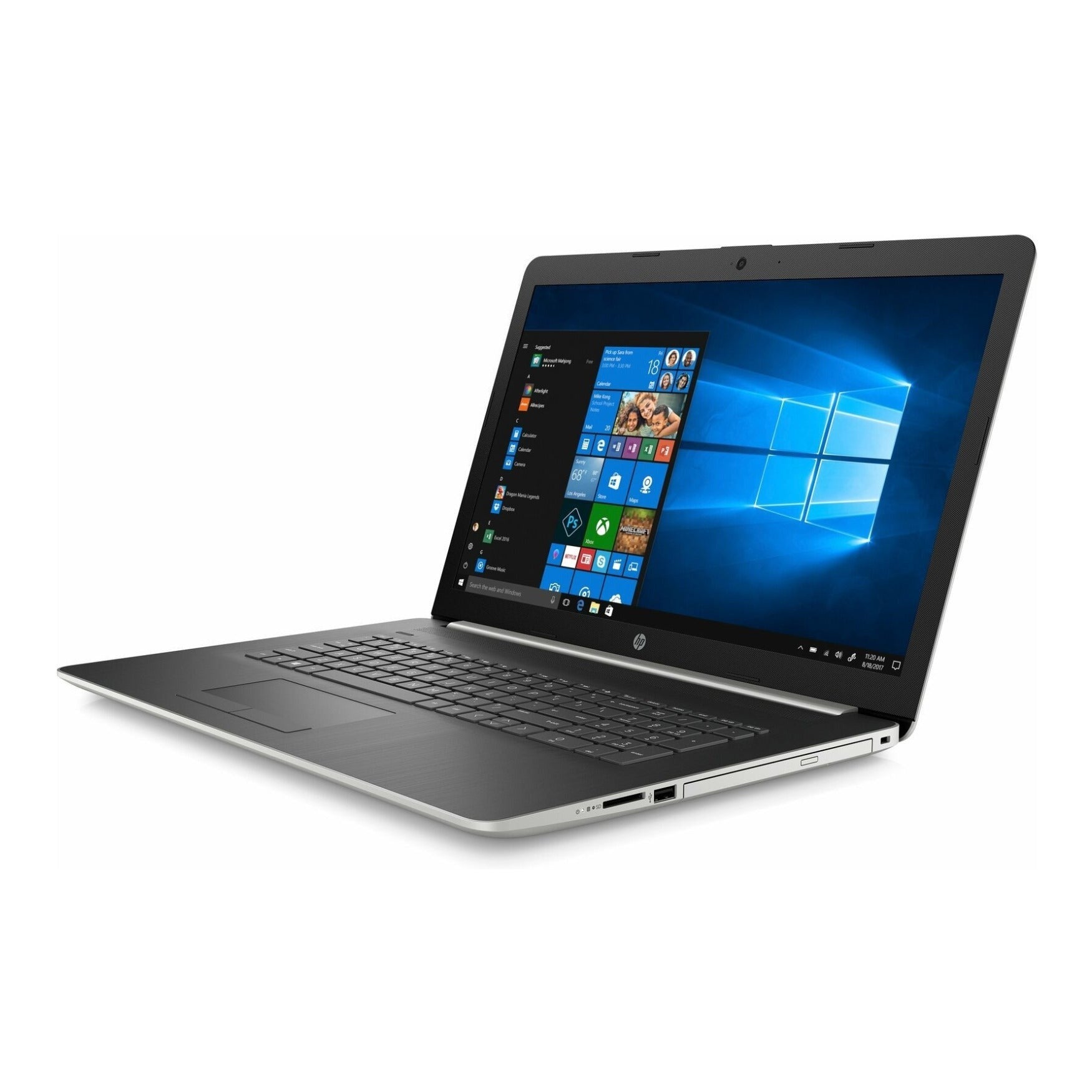 HP 17-CA1065 17.3" HD+ Touchscreen Laptop, AMD Ryzen 5 3500U, 12GB RAM, 1TB HDD (Certified Refurbished)