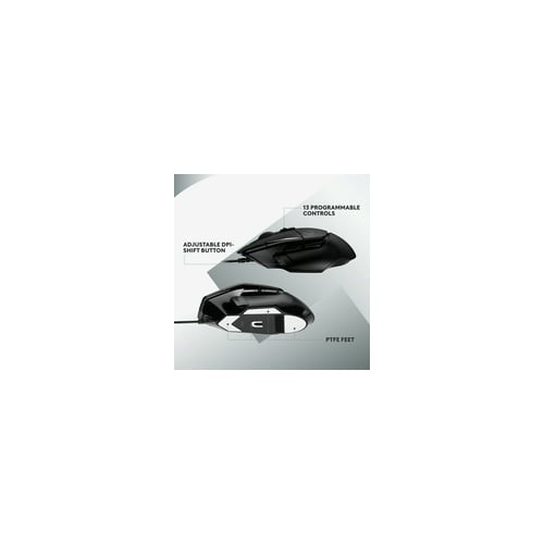 Logitech G502 X Corded Gaming Mouse (Black)