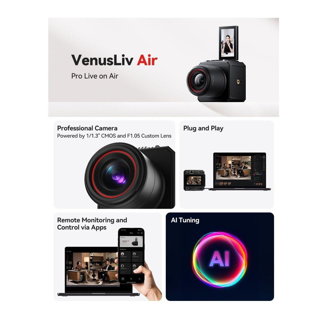 Hollyland VenusLiv Air All-in-One Live Streaming Camera