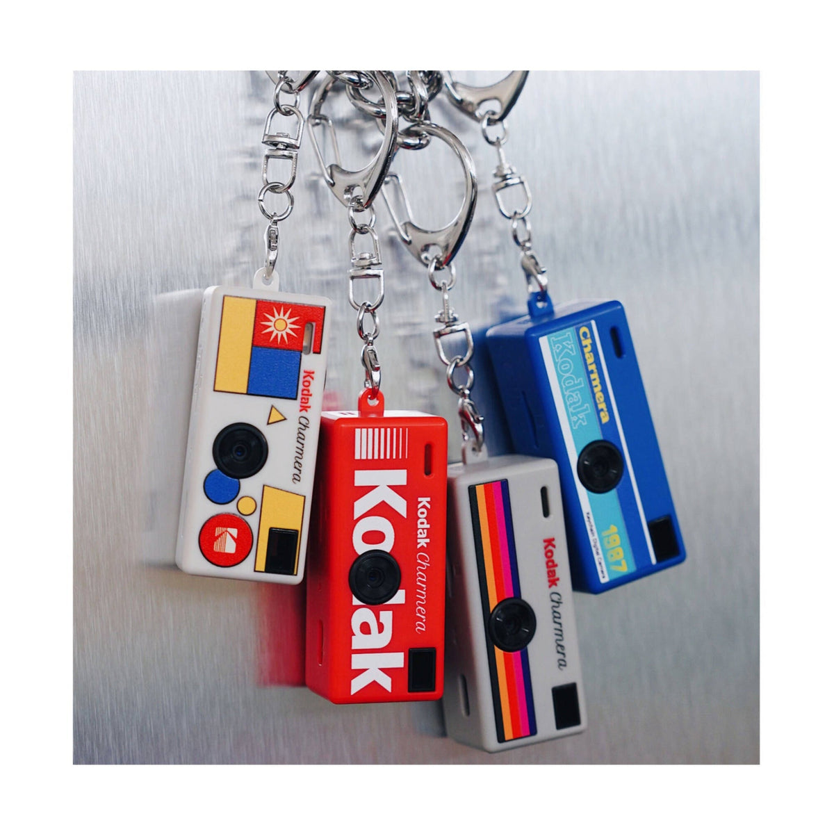 Kodak Charmera Key Chain Digital Camera (2-Pack) with 32GB Memory Card & Reader Bundle