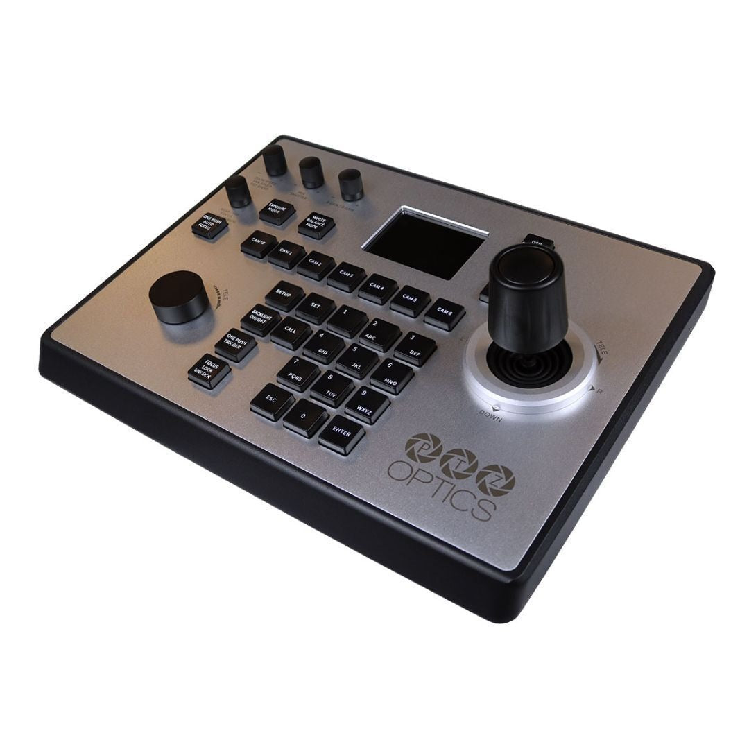 PTZOptics 4th Generation IP or Serial Joystick Controller for PTZ Cameras with Automatic Triggers