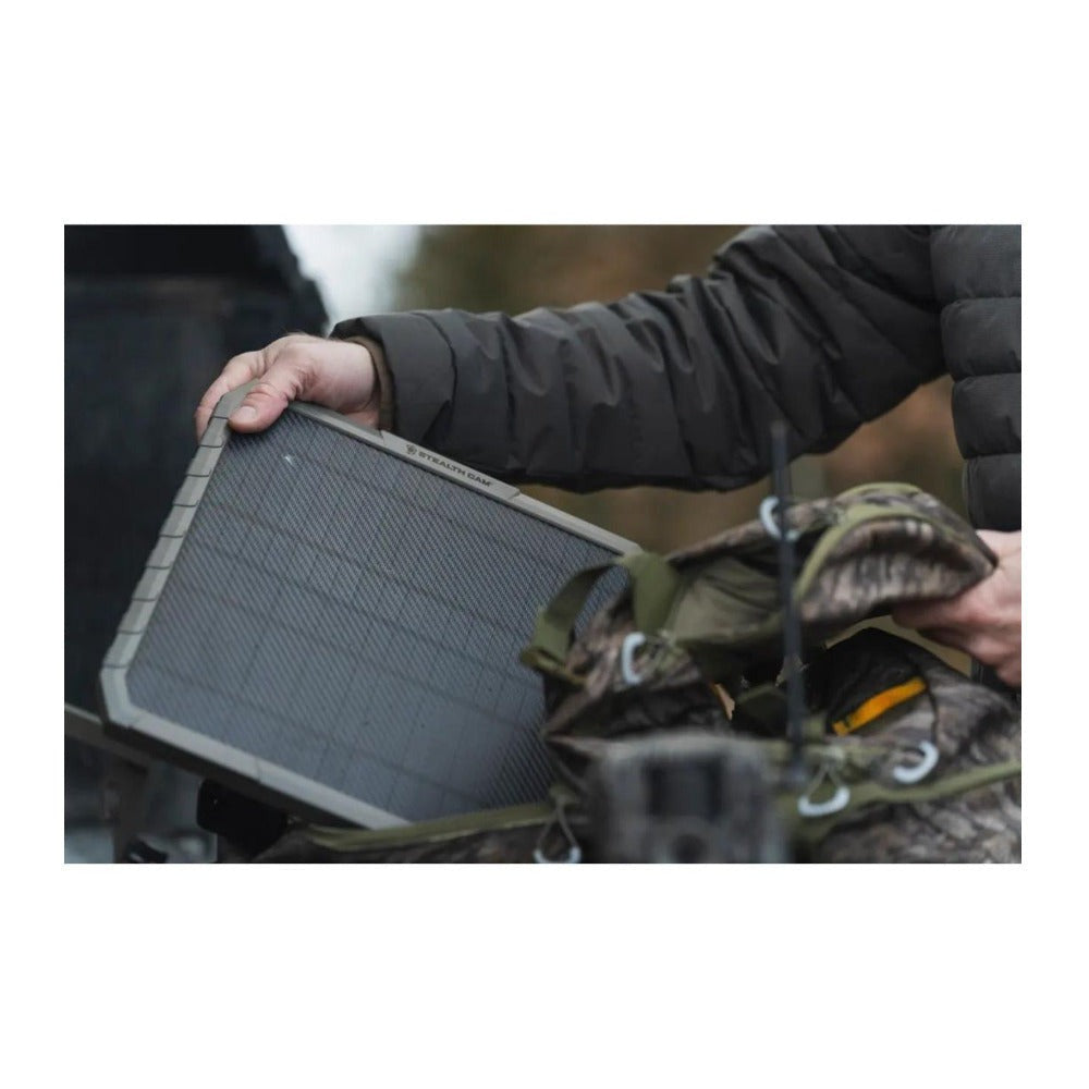 Stealth Cam FieldMax External EX 3000mAh Solar Battery Pack with Solar Panel Bundle