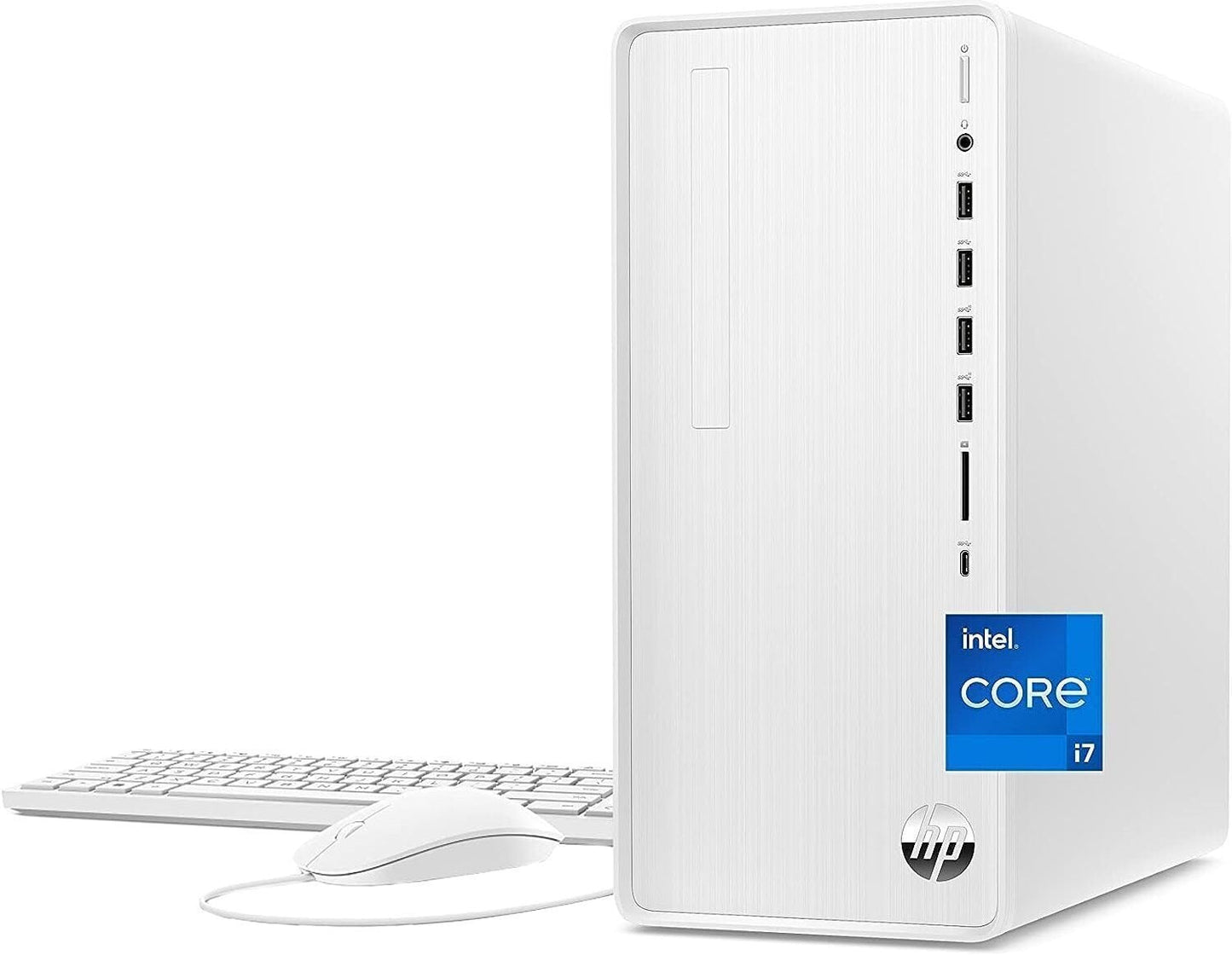 HP Pavilion TP01 Desktop PC, Intel Core i7-12700, 12GB RAM, 512GB SSD, Windows 11 (Certified Refurbished)