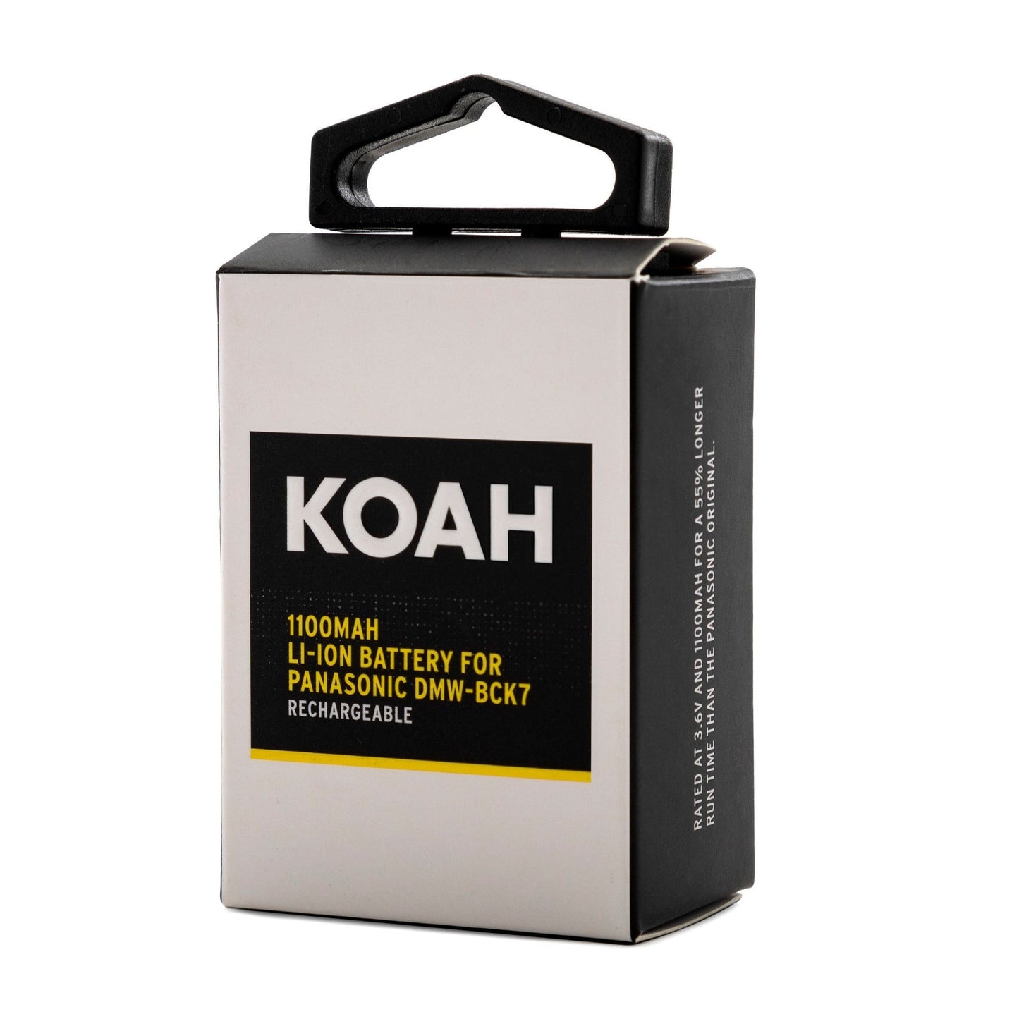 Koah PRO Panasonic DMW-BCK7 Rechargeable Replacement 1100mAh Li-ion Battery
