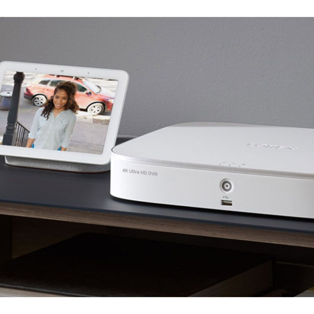 Lorex D841 Series 4K UHD DVR, 8-Channel, Advanced Motion Detection (White) (Certified Refurbished)