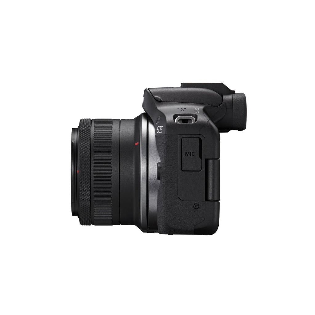 Canon EOS R50 Mirrorless Camera with 18-45mm Lens SD Card and Accessories Bundle